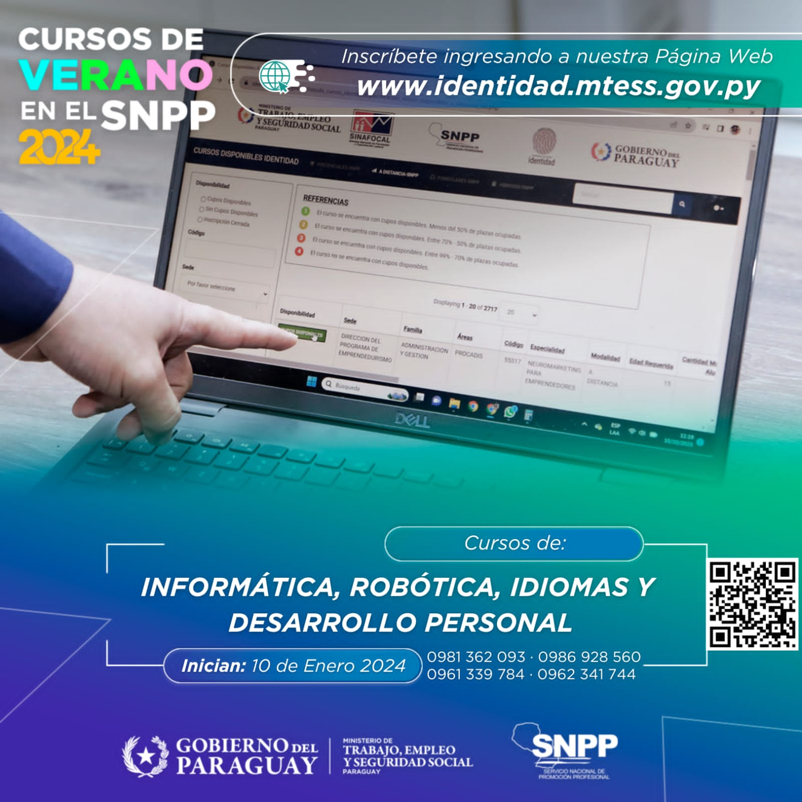 SNPP ofrece diversos tipos de cursos de verano