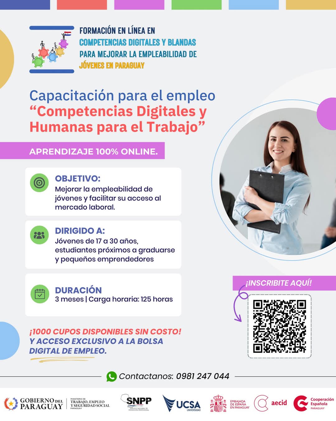 Lanzamiento del Programa de Capacitación: Competencias Digitales y Humanas para el Trabajo